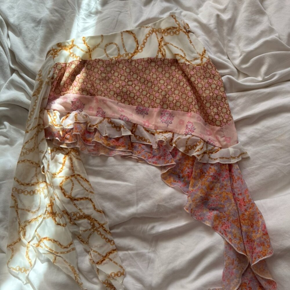 Majorelle Print Skirt in XXS Revolve Worn Once